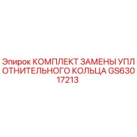 GS63017213 КОМПЛЕКТ ЗАМЕНЫ УПЛОТНИТЕЛЬНОГО КОЛЬЦА Epiroc
