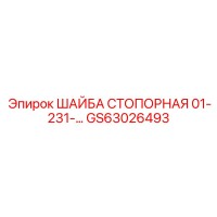 GS63026493 ШАЙБА СТОПОРНАЯ 01-231- Epiroc