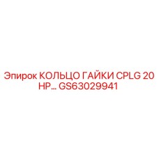 GS63029941 КОЛЬЦО ГАЙКИ CPLG 20HP Epiroc