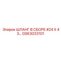 GS63033101 ШЛАНГ В СБОРЕ #24 X 43… Epiroc