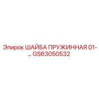 GS63050532 ШАЙБА ПРУЖИННАЯ 01-… Epiroc