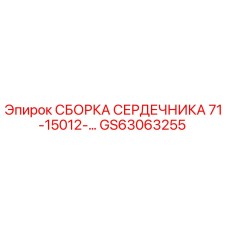 GS63063255 СБОРКА СЕРДЕЧНИКА 71-15012-… Epiroc