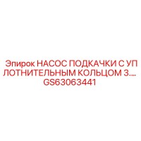 GS63063441 НАСОС ПОДКАЧКИ С УПЛОТНИТЕЛЬНЫМ КОЛЬЦОМ 3... Epiroc