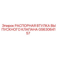 GS63064157 РАСПОРНАЯ ВТУЛКА ВЫПУСКНОГО КЛАПАНА Epiroc