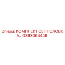 GS63064446 КОМПЛЕКТ СЕП ГОЛОВКА (Epiroc)