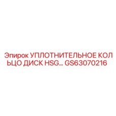 GS63070216 УПЛОТНИТЕЛЬНОЕ КОЛЬЦО ДИСК HSG Epiroc