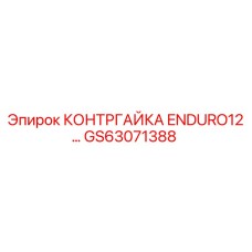 GS63071388 КОНТРГАЙКА ENDURO12 Epiroc