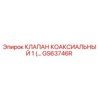 GS63746R КЛАПАН КОАКСИАЛЬНЫЙ 1 (... Epiroc