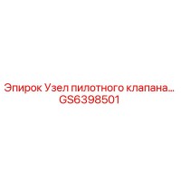 GS6398501 Узел пилотного клапана Epiroc