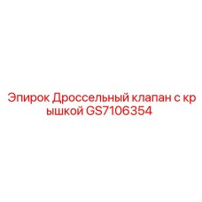 Дроссельный клапан с крышкой GS7106354 для буровых установок Epiroc