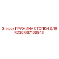 GS7106943 ПРУЖИНА СТОПКИ ДЛЯ RD30 | Epiroc