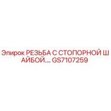 GS7107259 РЕЗЬБА С СТОПОРНОЙ ШАЙБОЙ Epiroc
