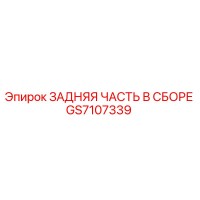 GS7107339 ЗАДНЯЯ ЧАСТЬ В СБОРЕ Epiroc