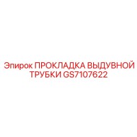 GS7107622 Blowout Tube Gasket Epiroc