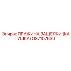 GS7107630 ПРУЖИНА ЗАЩЕЛКИ (КАТУШКА) Epiroc