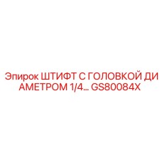 Фото штифта с головкой диаметром 1/4 GS80084X от Epiroc
