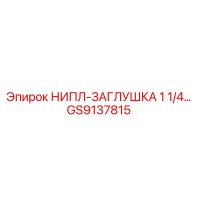 GS9137815 НИПЛ-ЗАГЛУШКА 1 1/4… Epiroc
