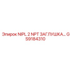 GS9184310 NIPL 2 NPT ЗАГЛУШКА… Epiroc