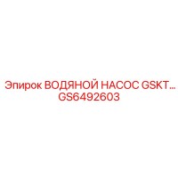 GS6492603 ВОДЯНОЙ НАСОС GSKT Epiroc