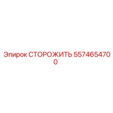 5574654700 СТОРОЖИТЬ Epiroc