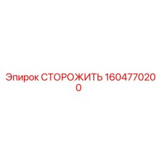 1604770200 СТОРОЖИТЬ Epiroc