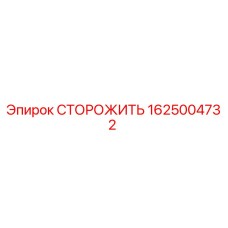 1625004732 СТОРОЖИТЬ Epiroc