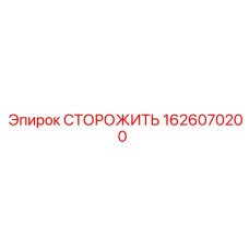 1626070200 СТОРОЖИТЬ Epiroc
