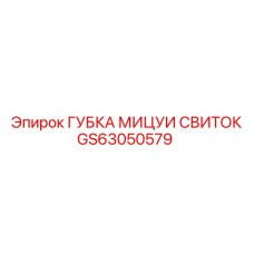 GS63050579 ГУБКА МИЦУИ СВИТОК Epiroc