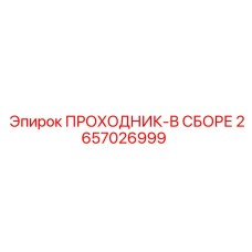 2657026999 ПРОХОДНИК-В СБОРЕ Epiroc