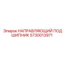 5730013971 НАПРАВЛЯЮЩИЙ ПОДШИПНИК Epiroc