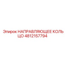 4812157794 НАПРАВЛЯЮЩЕЕ КОЛЬЦО Epiroc