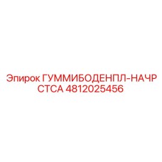 4812025456 ГУММИБОДЕНПЛ-НАЧРСТСА Epiroc