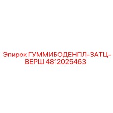 4812025463 ГУММИБОДЕНПЛ-ЗАТЦ-ВЕРШ Epiroc