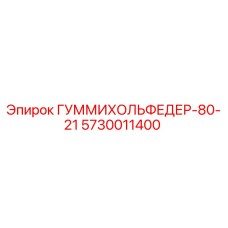 5730011400 ГУММИХОЛЬФЕДЕР-80-21 Epiroc