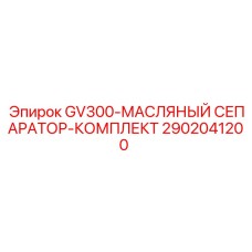 2902041200 GV300-МАСЛЯНЫЙ СЕПАРАТОР-КОМПЛЕКТ Epiroc
