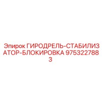 9753227883 ГИРОДРЕЛЬ-СТАБИЛИЗАТОР-БЛОКИРОВКА Epiroc