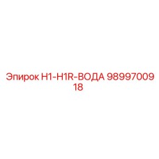 9899700918 H1-H1R-ВОДА Epiroc