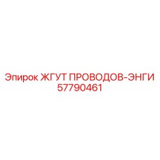 57790461 ЖГУТ ПРОВОДОВ-ЭНГИ Epiroc