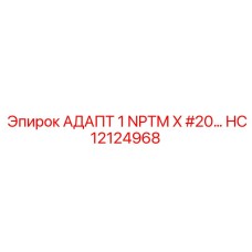 HC12124968 АДАПТ 1 NPTM X #20… Epiroc