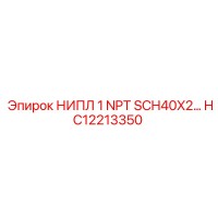 HC12213350 НИПЛ 1 NPT SCH40X2 Epiroc