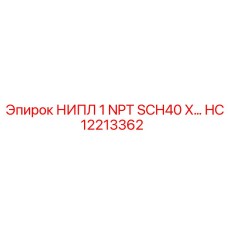 HC12213362 НИПЛ 1 NPT SCH40 X… Epiroc