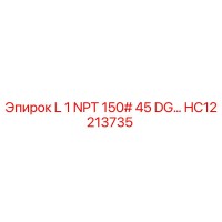 HC12213735 L 1 NPT 150# 45 DG… Epiroc