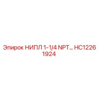 HC12261924 НИПЛ 1-1/4 NPT Epiroc