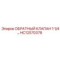 HC12570378 ОБРАТНЫЙ КЛАПАН 1 1/4 Epiroc