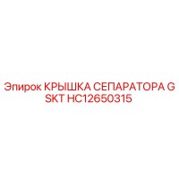 HC12650315 КРЫШКА СЕПАРАТОРА GSKT Epiroc