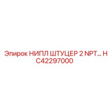 HC42297000 НИПЛ ШТУЦЕР 2 NPT (Epiroc)