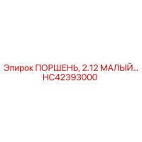 HC42393000 ПОРШЕНЬ, 2.12 МАЛЫЙ… Epiroc