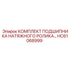 HC61068999 КОМПЛЕКТ ПОДШИПНИКА НАТЯЖНОГО РОЛИКА Epiroc