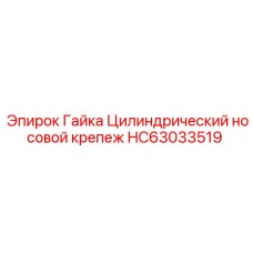 HC63033519 Гайка Цилиндрический носовой крепеж Epiroc