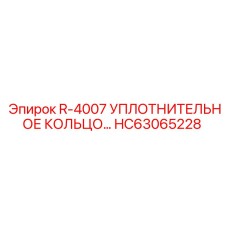 HC63065228 R-4007 Уплотнительное кольцо Epiroc